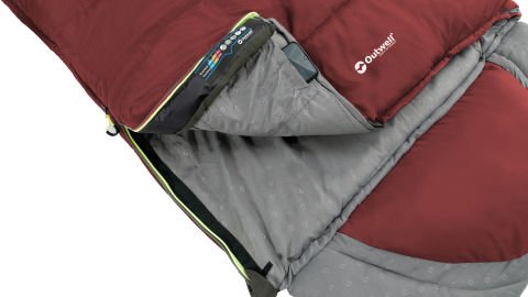 Outwell Contour Lux Red -19°C İki Taraflı Kullanılabilen Uyku Tulumu