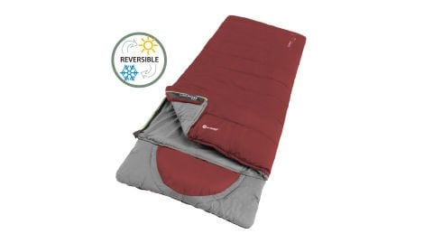 Outwell Contour Lux Red -19°C İki Taraflı Kullanılabilen Uyku Tulumu