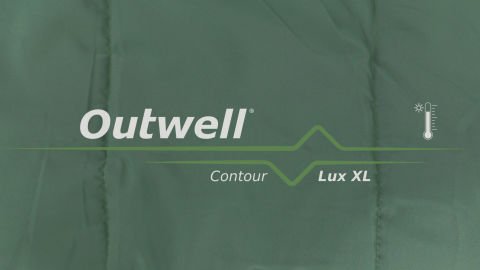 Outwell Contour Lux XL Green -16°C Uyku Tulumu