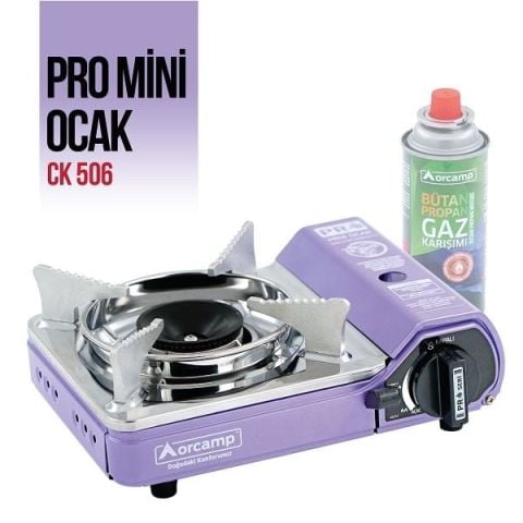 Orcamp Mini Çantalı Kamp Ocak Mor