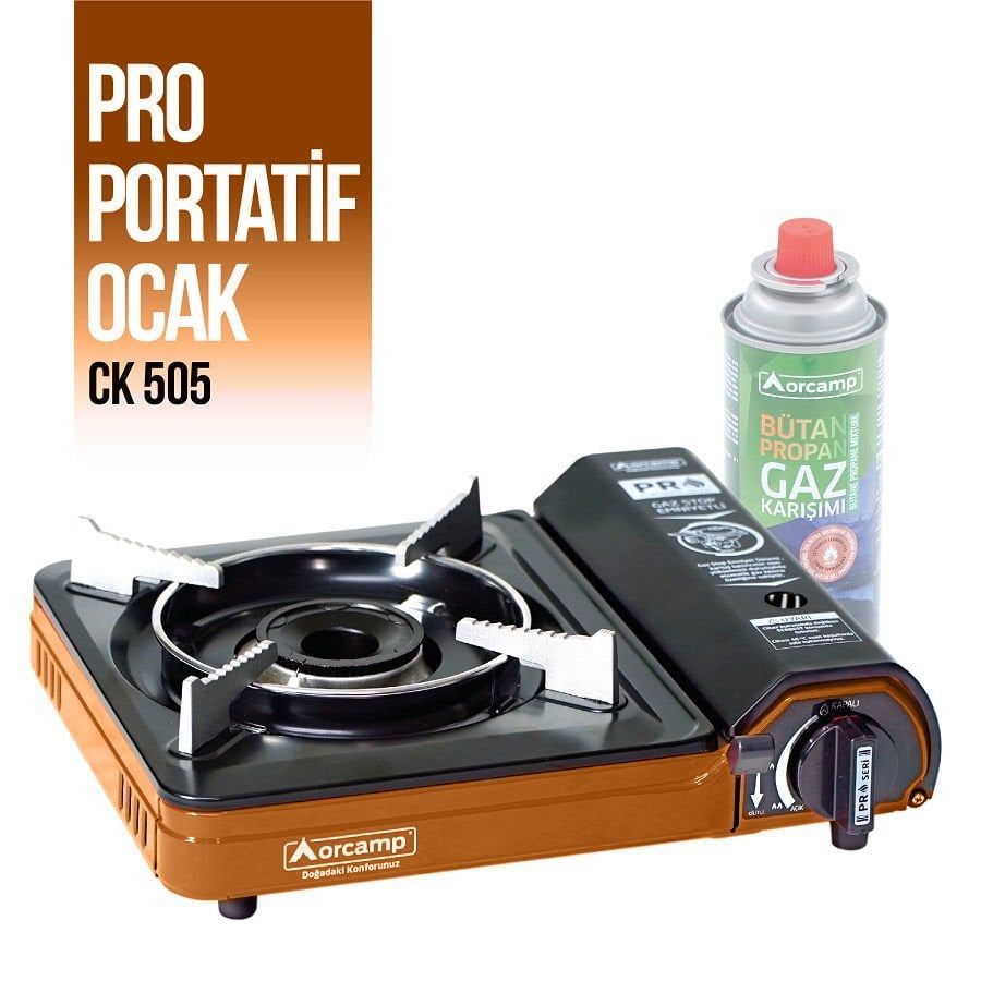 Orcamp CK-505 Portatif Kamp Ocağı Turuncu