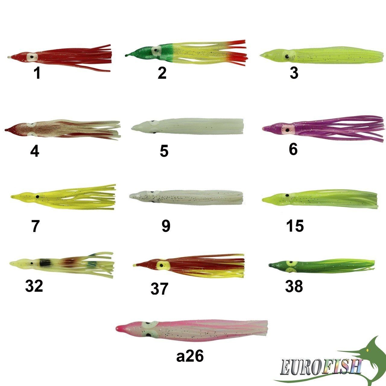 Eurofish Ahtapot Silikon 13 Cm 3lü