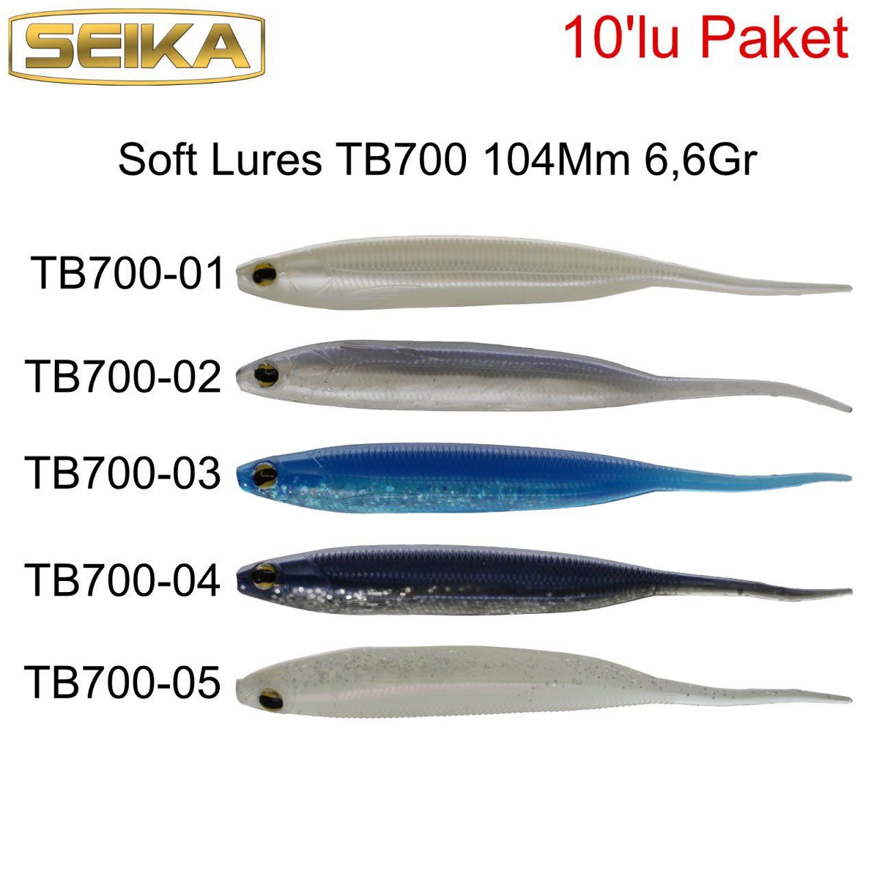 Soft Lures TB700 104Mm 6,6 gr