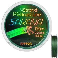 Sakaya 150 Mt İp Misina 4X D.Green