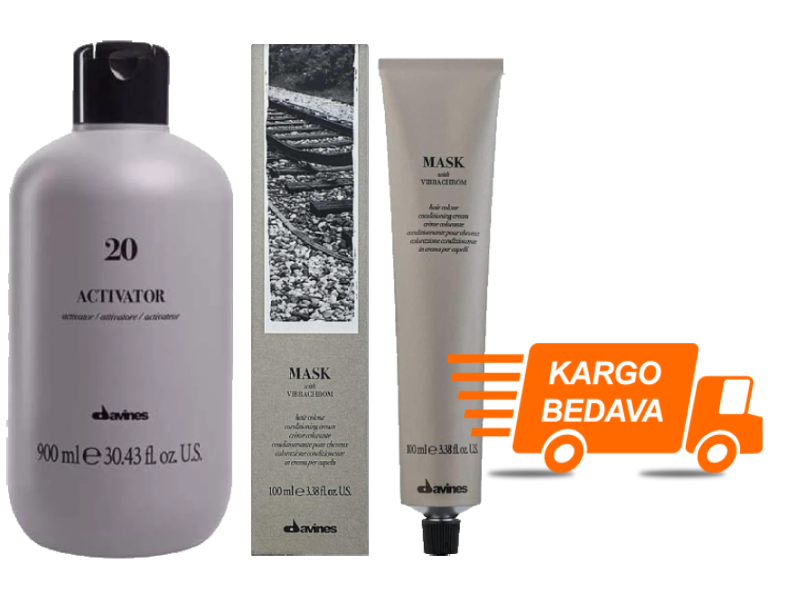 Oksidan / 9 ADET  0.12 Light ASH Davines Mask with Vibrachrom Saç Boyası