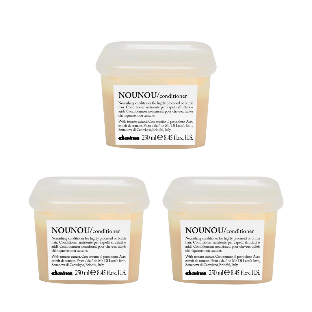 Ekonomik Üçlü Davines Nounou Besleyici ve Koruyucu Bakım Kremi 250ml- %100 Orijinal %100 Doğal