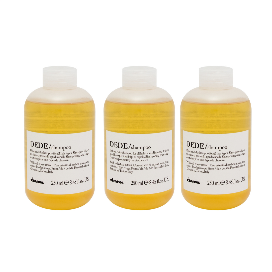 Ekonomik Üçlü Davines Dede İnce Telli Saçları Koruma Şampuanı 250ml - %100 Orijinal %100 Doğal