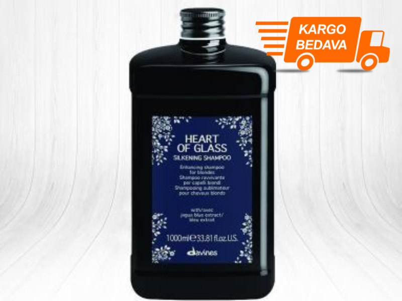 Davines Heart of Glass İpeksi Şampuan 1000ml - Ücretsiz Kargo - Pompa Hediyeli - %100 Orijinal