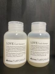 Ekonomik 2'li DAVİNES Seyahat Boy Love Curl Şampuan 75 ML