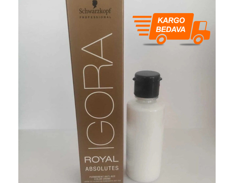 Igora Royal Absolutes 7-70 Kumral-Doğal Bakır Saç Boyası + Oksidan (Emülsiyon)