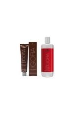 5 Adet Igora Color10 6-4 Koyu Sarı Bej Saç Boyası + 1l Oksidan (orijinal Ürün)