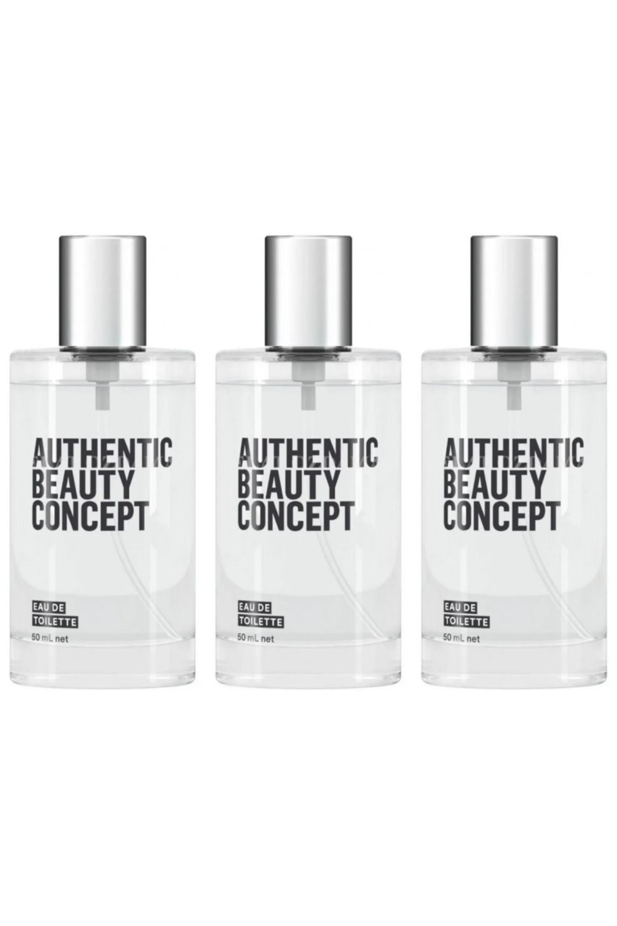 Ekonomik 3 ADET Eau De Toilette For Body & Hair 50 ML %100 Orijinal