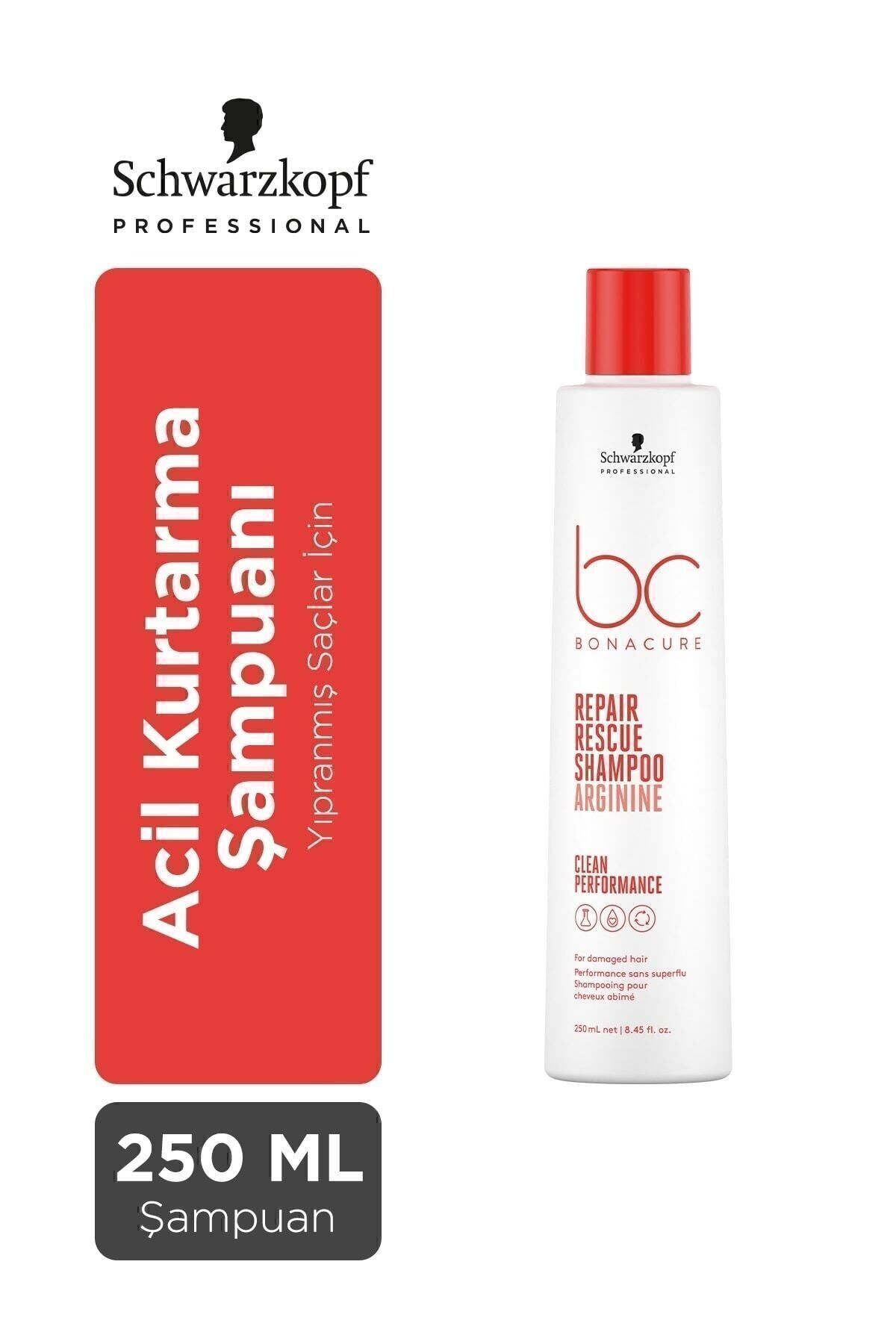 Bc Clean İşlem Görmüş ve Yıpranmış Saçlara Acil Kurtarma Şampuanı 250ml | Kırılmayı Azaltır