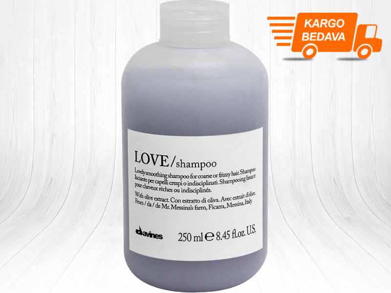 Davines Love Smoothing  Düzleştirici Şampuan 250ml - Ücretsiz Kargo - %100 Orijinal