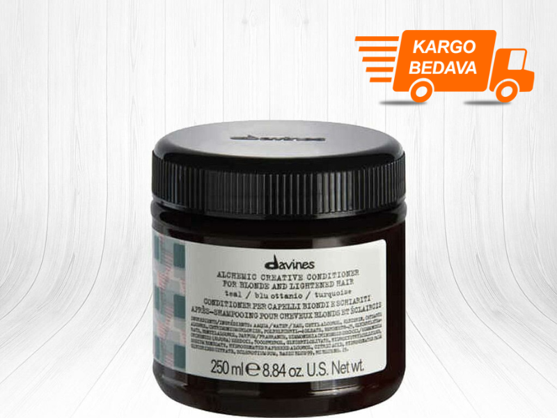 Davines Alchemic Yaratıcı Turkuaz Saç Kremi 250ml - Ücretsiz Kargo - %100 Orijinal