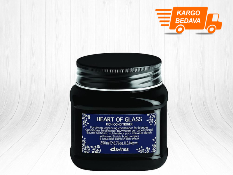Davines Heart of Glass Zengin Saç Kremi 250ml - Ücretsiz Kargo - %100 Orijinal