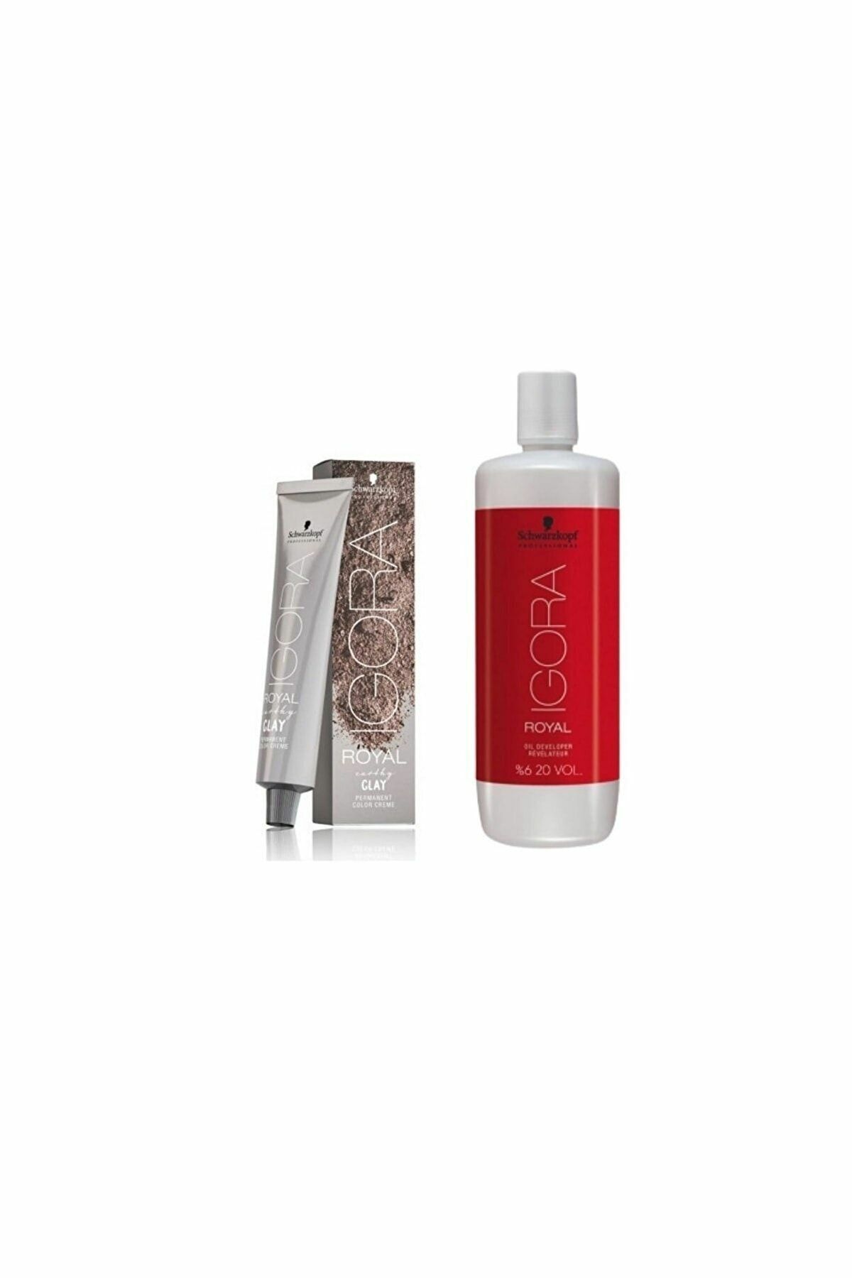 5 Adet Igora Royal Raw Essentials 5-21 Açık Kahve Küllü Saç Boyası + 1l Oksidan (orijinal Ürün)