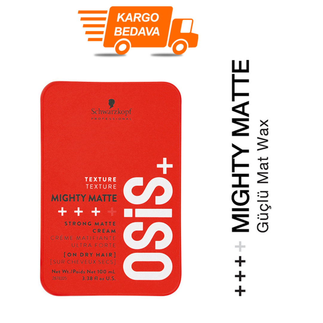 Osis Mighty Matte Güçlü Tutucu Mat Wax 85ml - %100 Orijinal