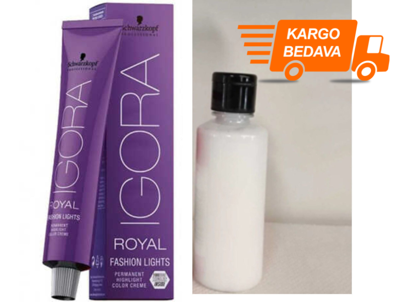 Igora Royal Fashion Lights L-00 Yoğun Doğal Saç Boyası + Oksidan (Emülsiyon)