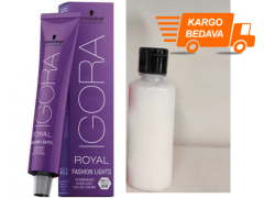 Igora Royal Fashion Lights L-00 Yoğun Doğal Saç Boyası + Oksidan (Emülsiyon)