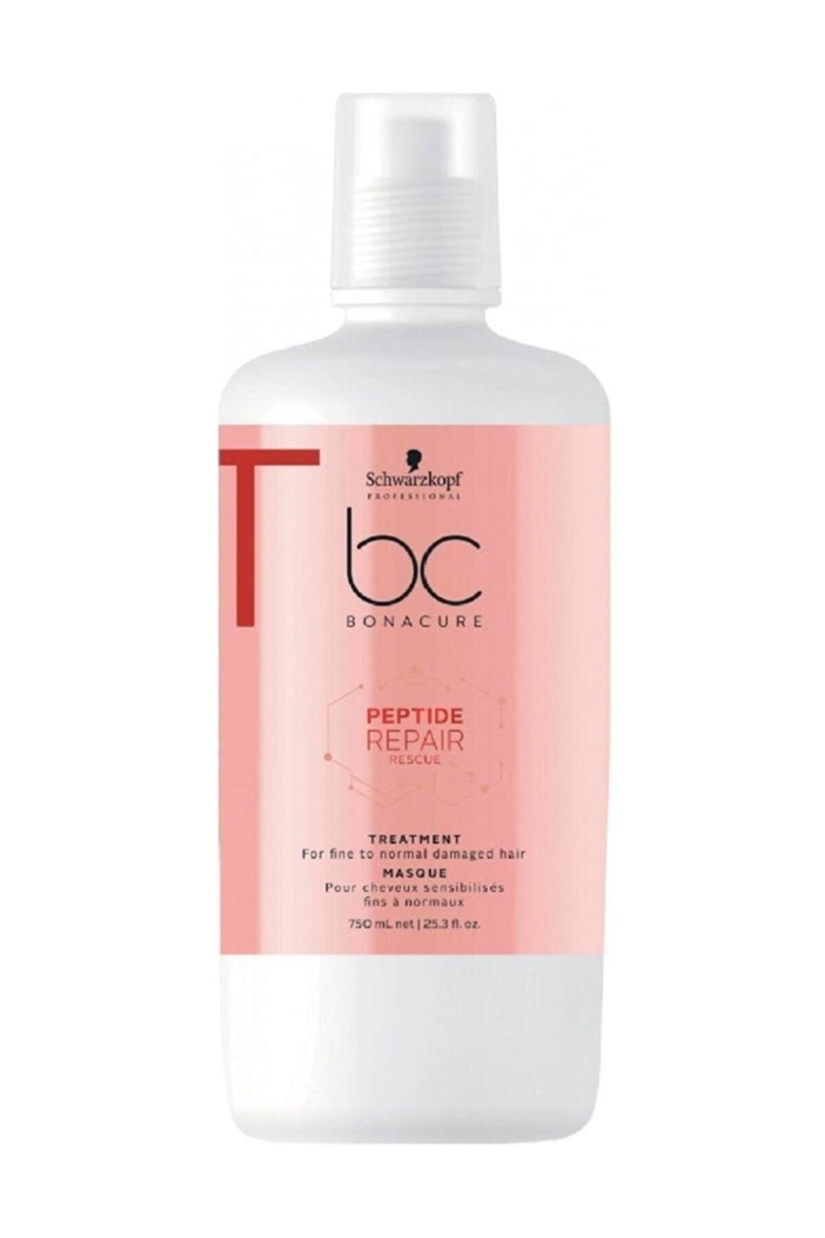 Bc Bonacure Peptide Acil Kurtarma Kür Maske 750 Ml Ince Telli Saçlar