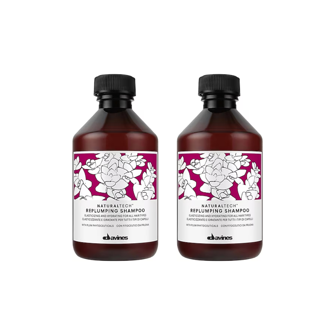Ekonomik İkili Davines Replumping Esneklik Kazandıran Nemlendirici Şampuan 250ml - %100 Orijinal %100 Doğal
