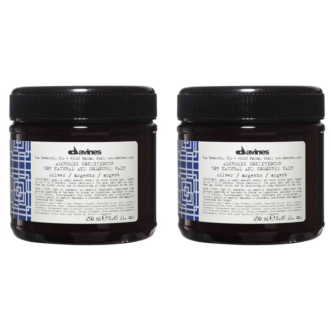 Ekonomik İkili Davines Alchemic Silver Gümüş Saç Kremi 250ml - %100 Orijinal %100 Doğal