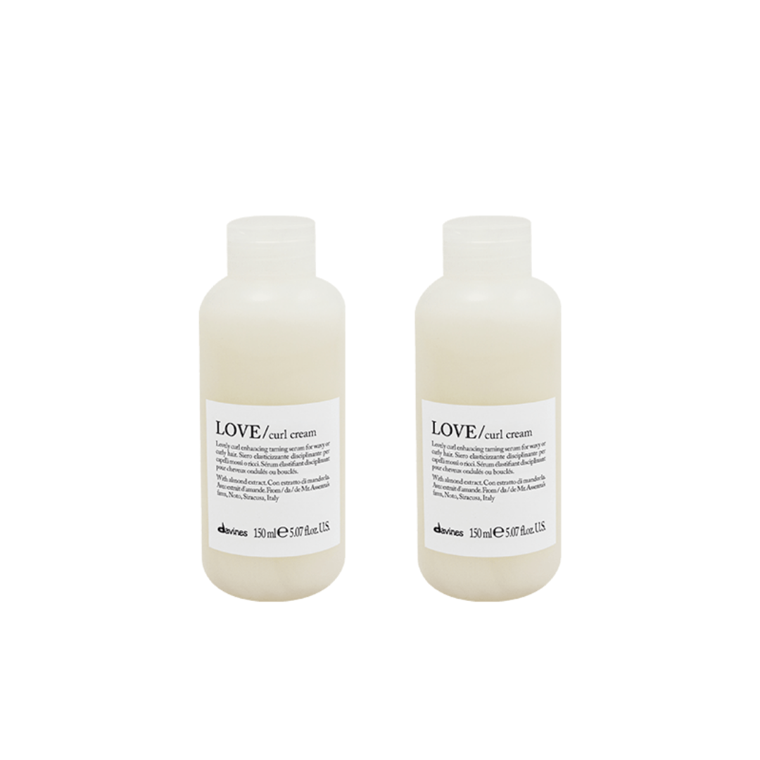 Ekonomik İkili Davines Love Curl Bukle Belirginleştirici Durulanmayan Kremi 150ml - %100 Orijinal %100 Doğal