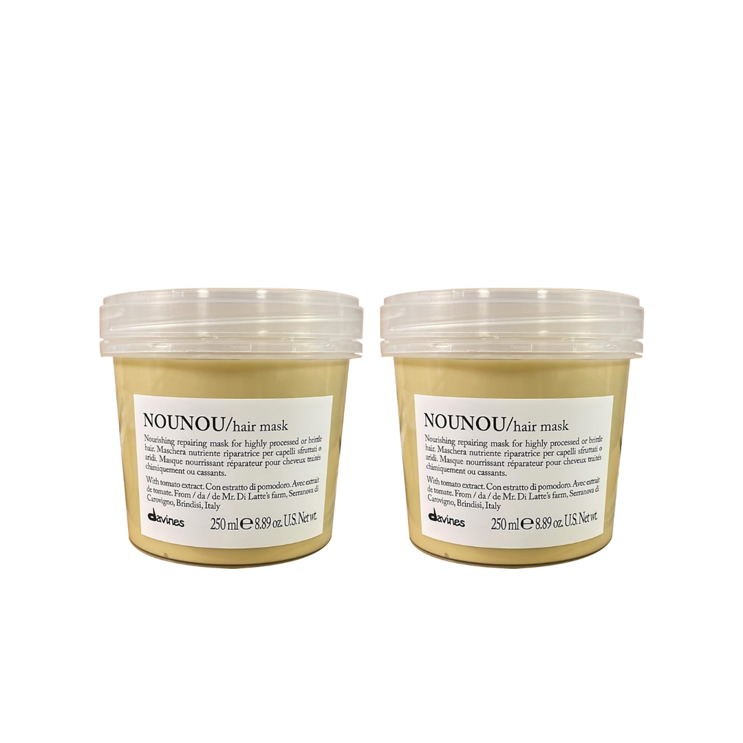 Ekonomik İkili Davines Nounou Besleyici ve Koruyucu Bakım Maskesi 250ml - %100 Orijinal %100 Doğal