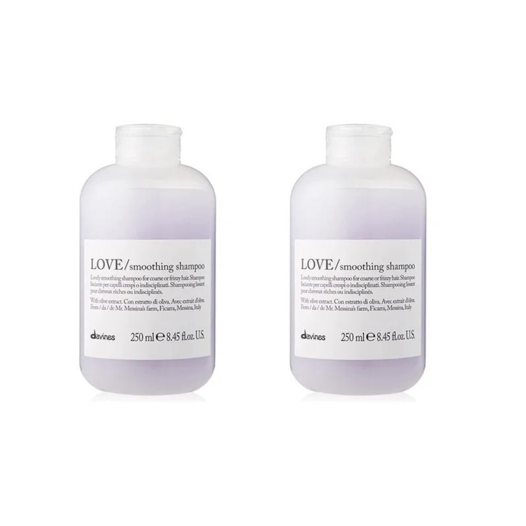 Ekonomik İkili Davines Love Smoothing  Düzleştirici Şampuan 250ml - %100 Orijinal %100 Doğal