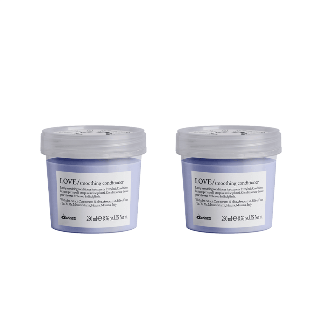 Ekonomik İkili Davines Love Smoothing Düzleştirici Bakım Kremi 250ml - %100 Orijinal %100 Doğal
