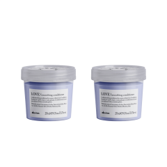 Ekonomik İkili Davines Love Smoothing Düzleştirici Bakım Kremi 250ml - %100 Orijinal %100 Doğal