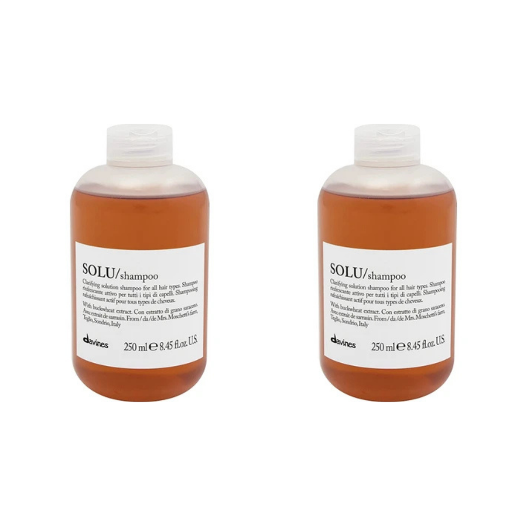 Ekonomik İkili Davines Solu Temizleyici Koruyucu Şampuan 250ml - %100 Orijinal %100 Doğal