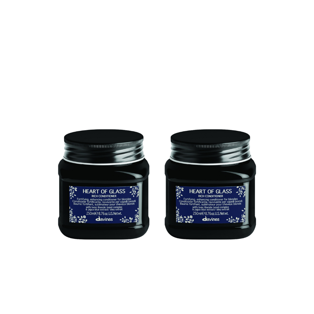 Ekonomik İkili Davines Heart of Glass Zengin Saç Kremi 250ml - %100 Orijinal %100 Doğal