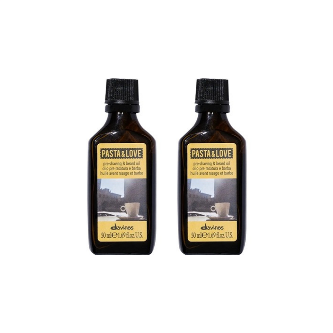 Ekonomik İkili Davines Pasta&Love Tıraş Öncesi Sakal Bakım Yağı 50ml - %100 Orijinal %100 Doğal