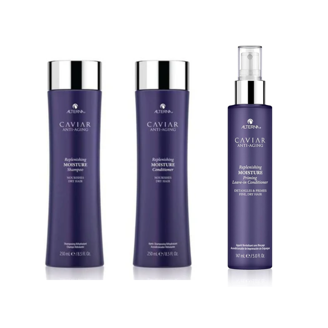 Alterna Caviar Replenishing Moisture Avantajlı 3'lü Saç Bakım Seti 3 - %100 Orijinal