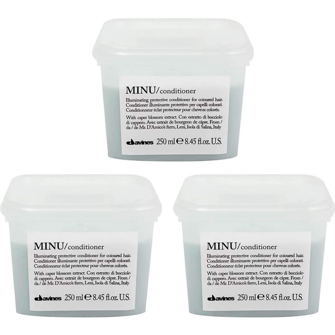 Ekonomik Üçlü Davines Minu Boyalı Saç Kremi 250ml - %100 Orijinal %100 Doğal