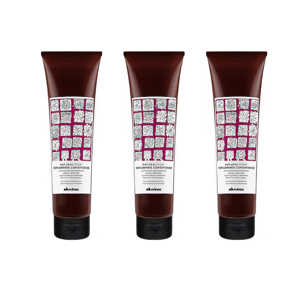Ekonomik Üçlü Davines Replumping Esneklik Kazandıran Yoğunlaştırıcı Saç Kremi 150ml - %100 Orijinal %100 Doğal