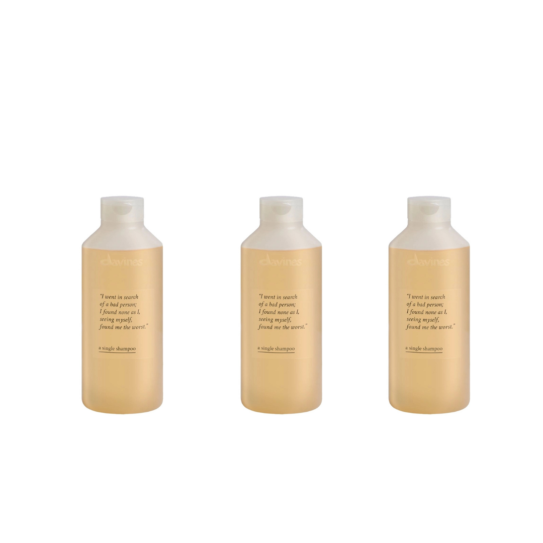 Ekonomik Üçlü Davines A Single Günlük Kullanım için Nemlendirici Şampuan 250ml - %100 Orijinal %100 Doğal