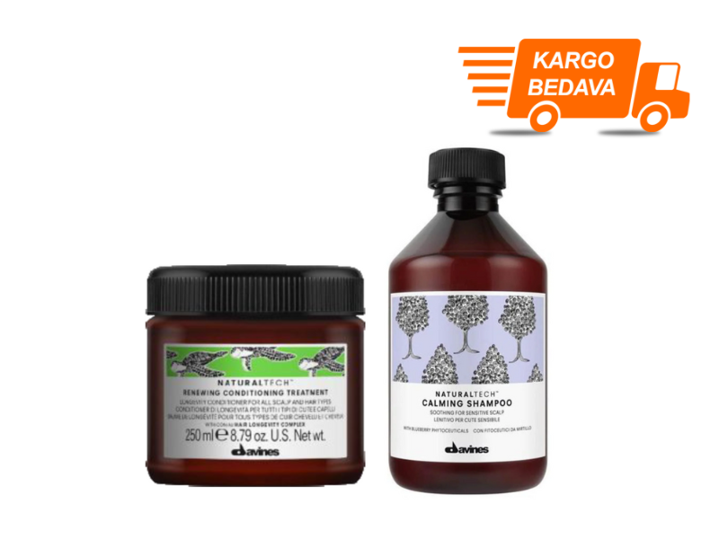 Davines Calming Hassas Baş Derileri İçin Yatıştırıcı Bakım Serisi 2 - Ücretsiz Kargo - %100 Orijinal