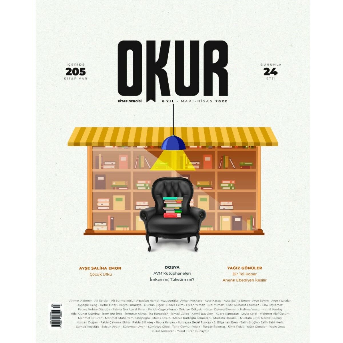 Okur Kitap Dergisi 24.Sayı Mart-Nisan 2022