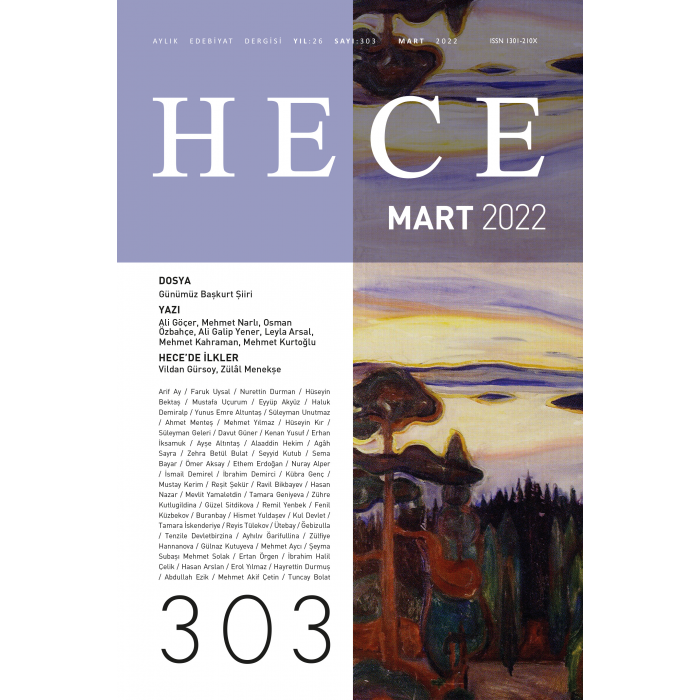 Hece 303.Sayı Mart 2022