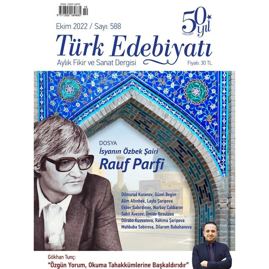 Türk Edebiyatı 588.Sayı Ekim 2022