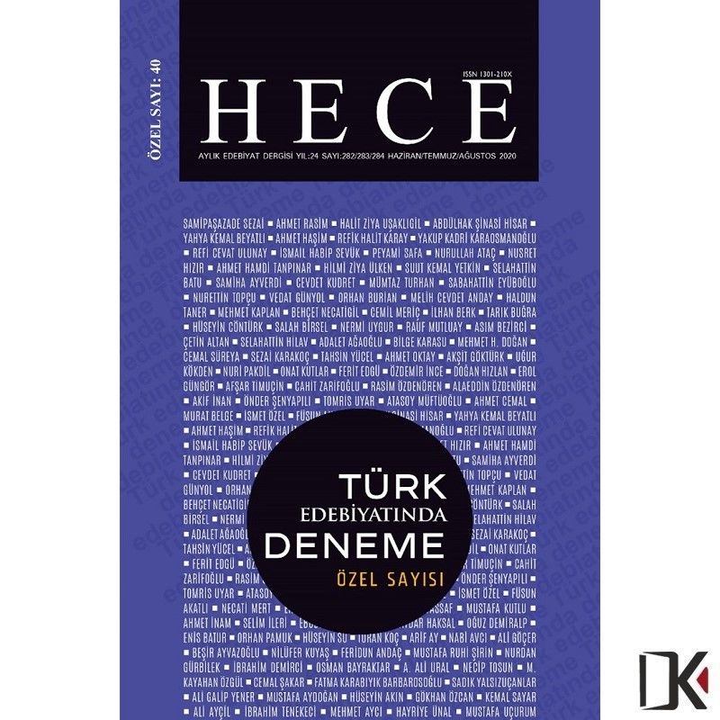 HECE Dergi - Türk Edebiyatında Deneme Özel Sayısı