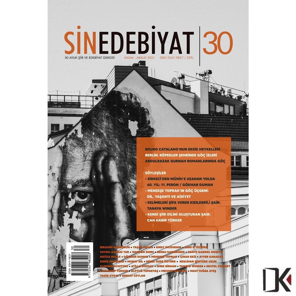 Sin Edebiyat 30.Sayı Kasım-Aralık 2021