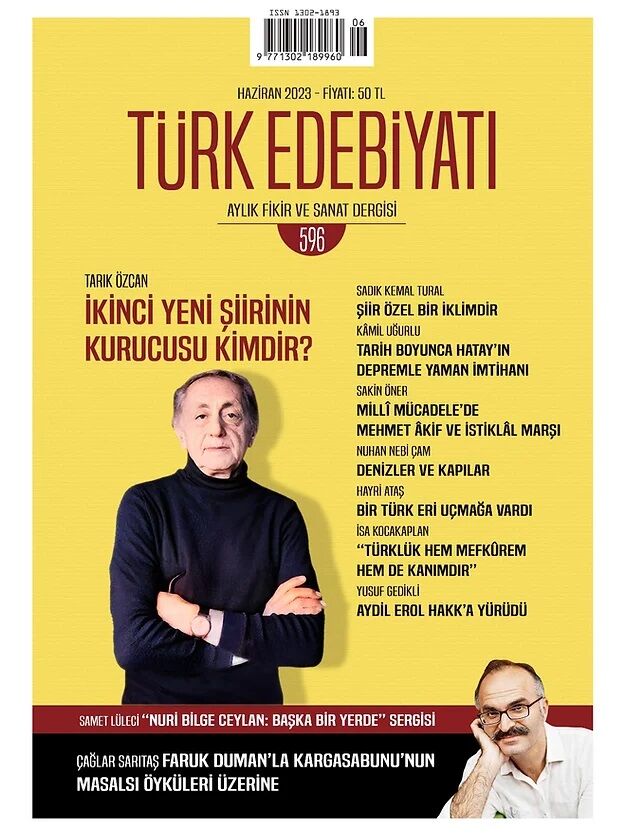 Türk Edebiyatı 596.Sayı Haziran 2023