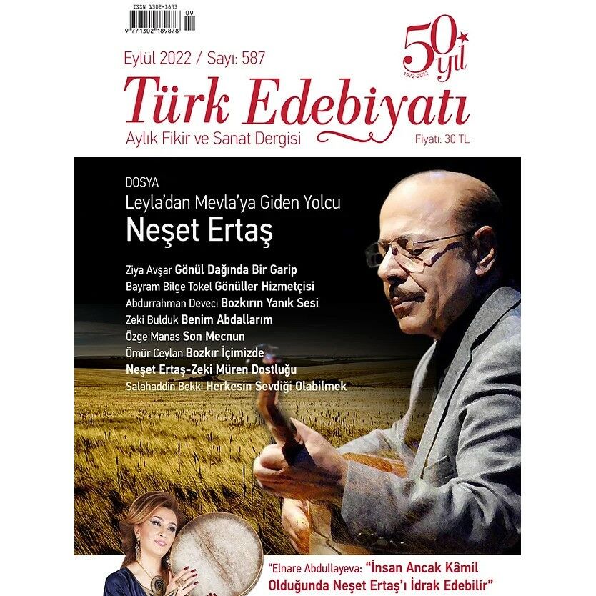 Türk Edebiyatı 587.Sayı Eylül 2022