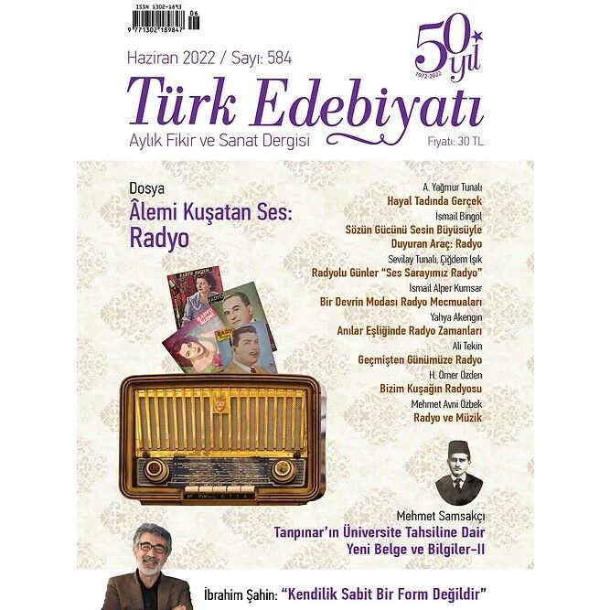 Türk Edebiyatı 584.Sayı Haziran 2022