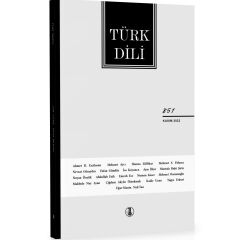 Türk Dili 851.Sayı Kasım 2022