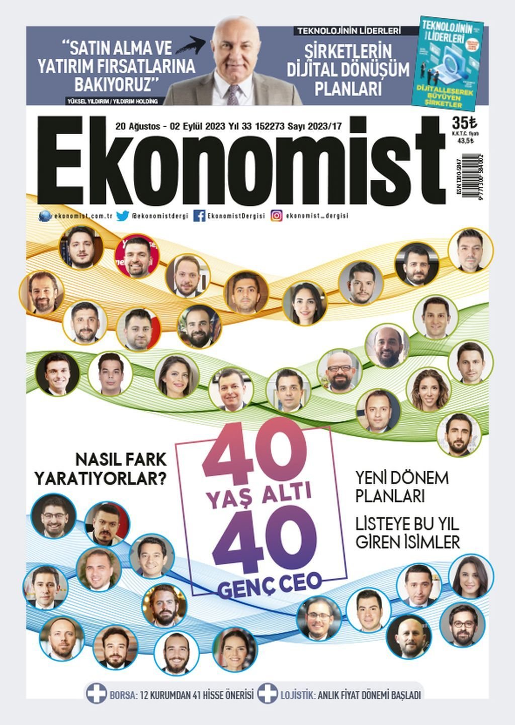 Ekonomist 20 Ağustos - 2 Eylül 2023